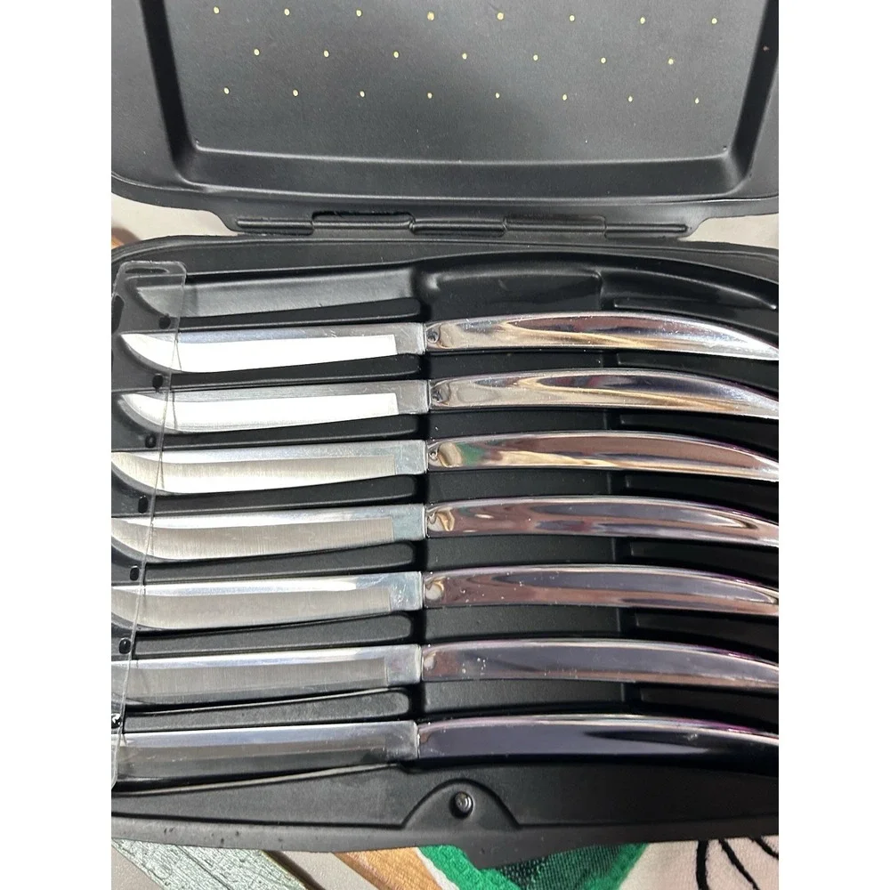 Carvel Hall‎ 7 Pc. Stainless Steel Knife Set With Case